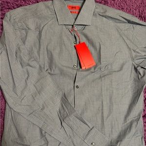 Hugo Boss Long Sleeve Button down NWT: Size 16 1/2, 34/35